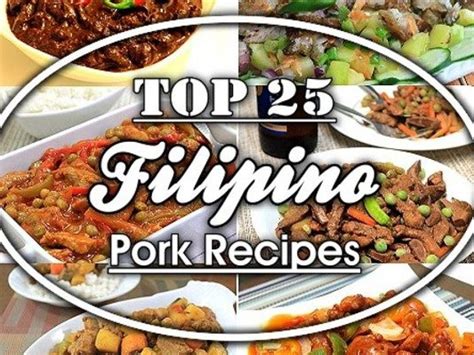 pinoy handaan menu list|25 Filipino Recipes to Enjoy with the Family.